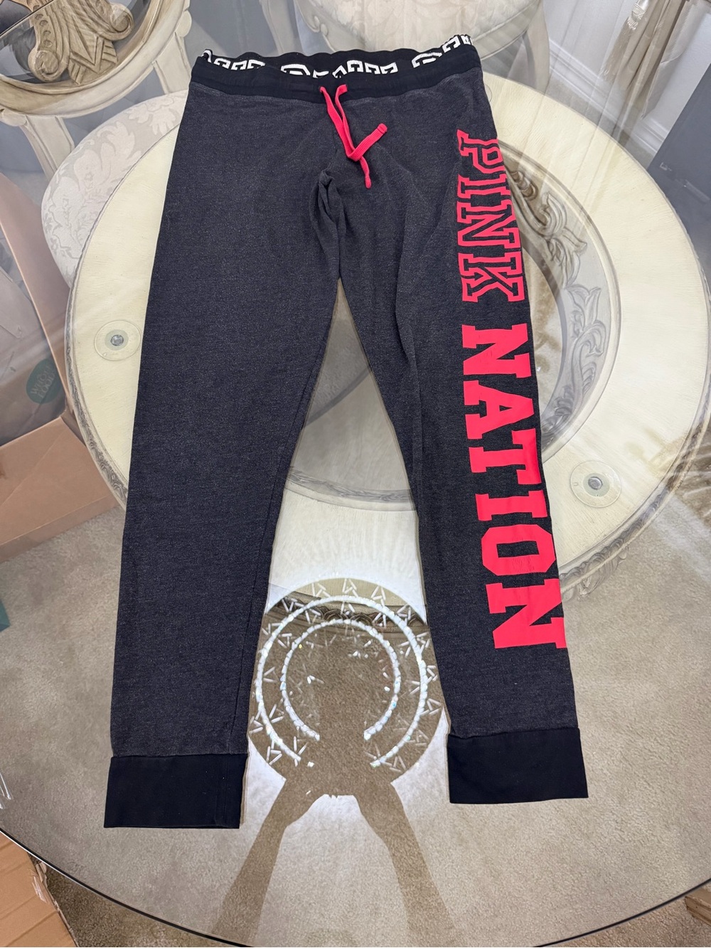 Victoria’s Secret Pink Nation Leggings, Size Large